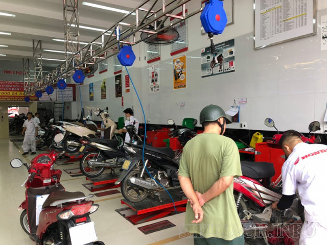 sửa xe vespa chuyên nghiệp